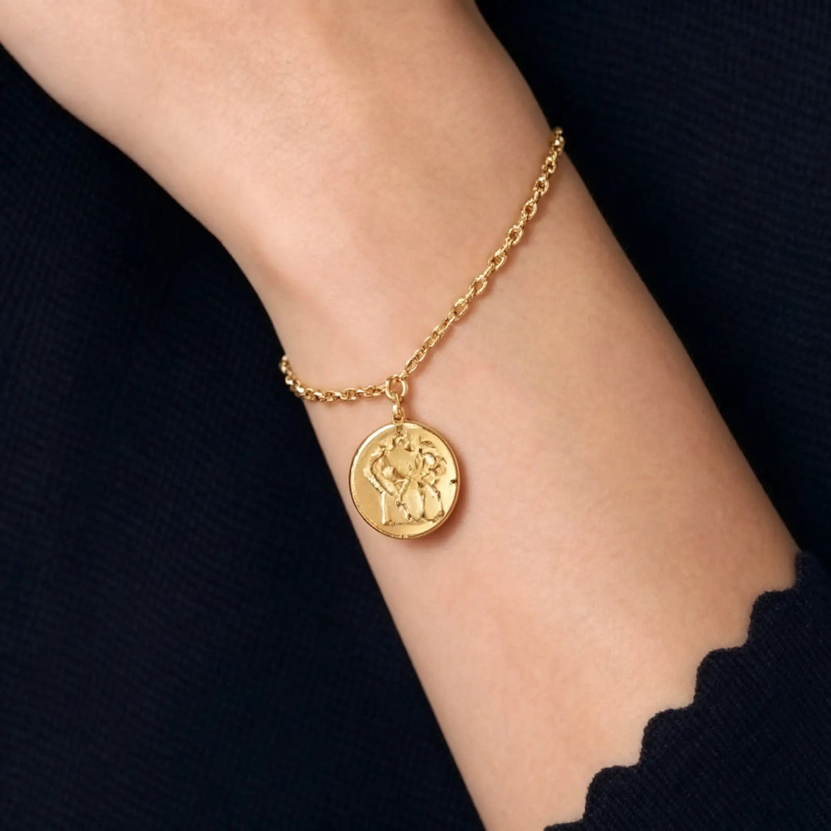 Van Cleef & Arpels Zodiaque Gemini Gold Bracelet