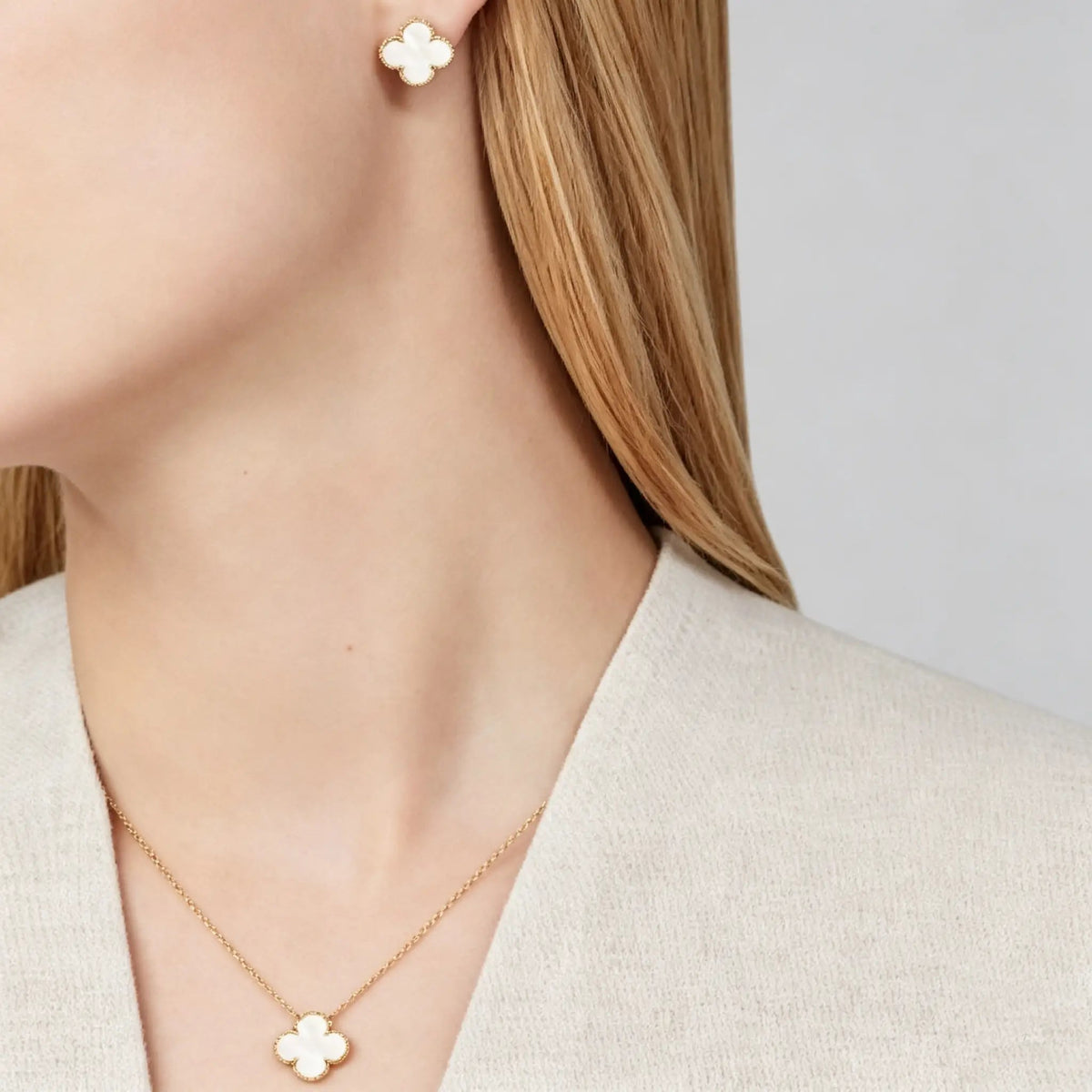 Van Cleef & Arpels Vintage Alhambra Collection Clover Earrings