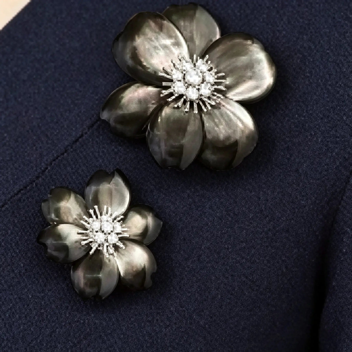 Van Cleef & Arpels Rose de Noël Collection Large Christmas Rose Brooch