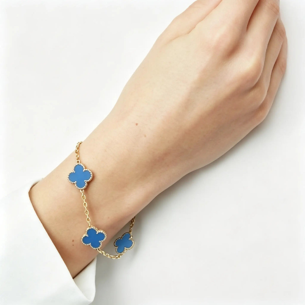 Van Cleef & Arpels Vintage Alhambra Five-Flower Bracelet