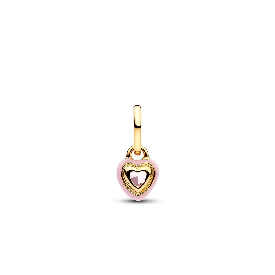 Pandora Pink Chakra Heart Mini Dangle Charm