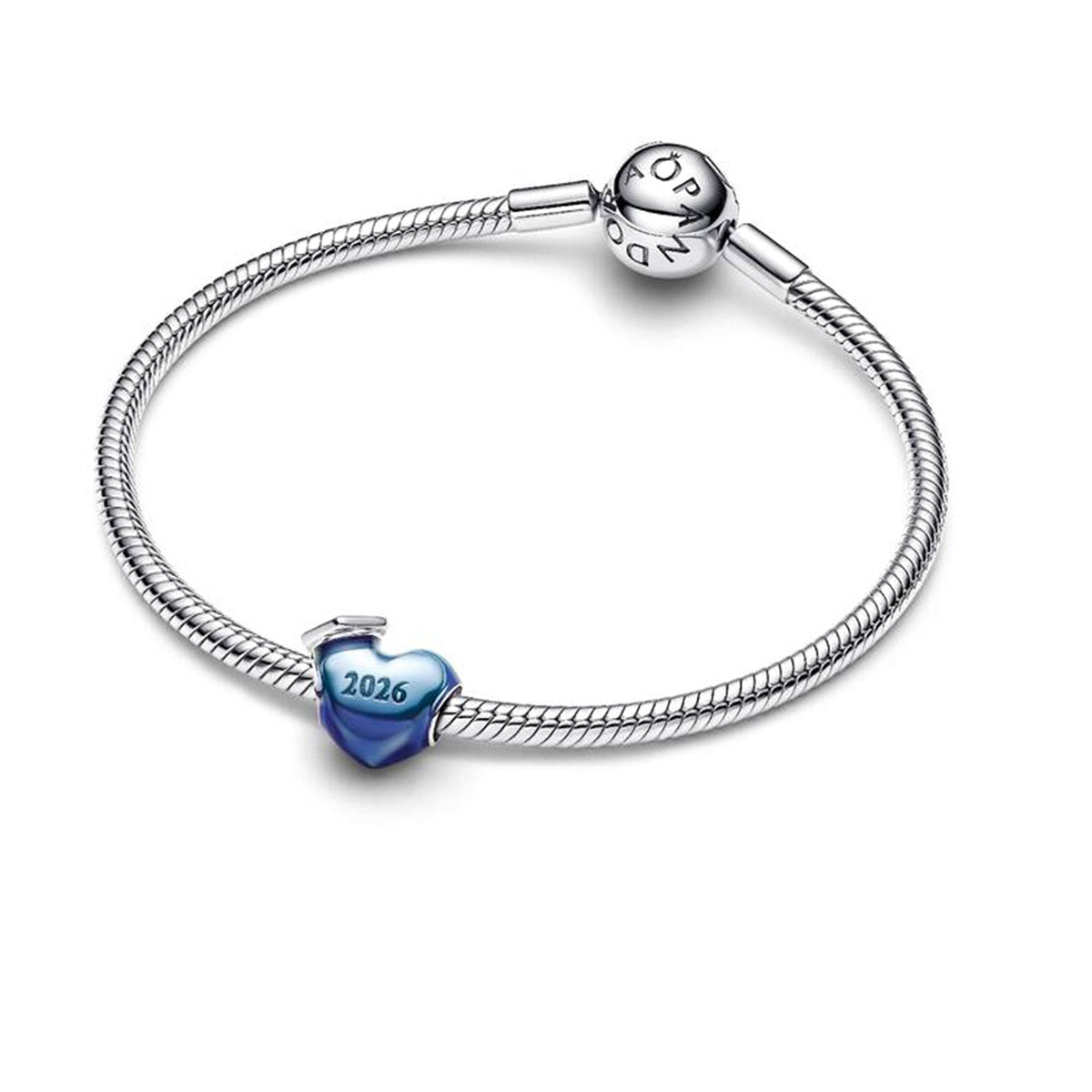 Pandora Graduation 2026 Blue Heart Charm