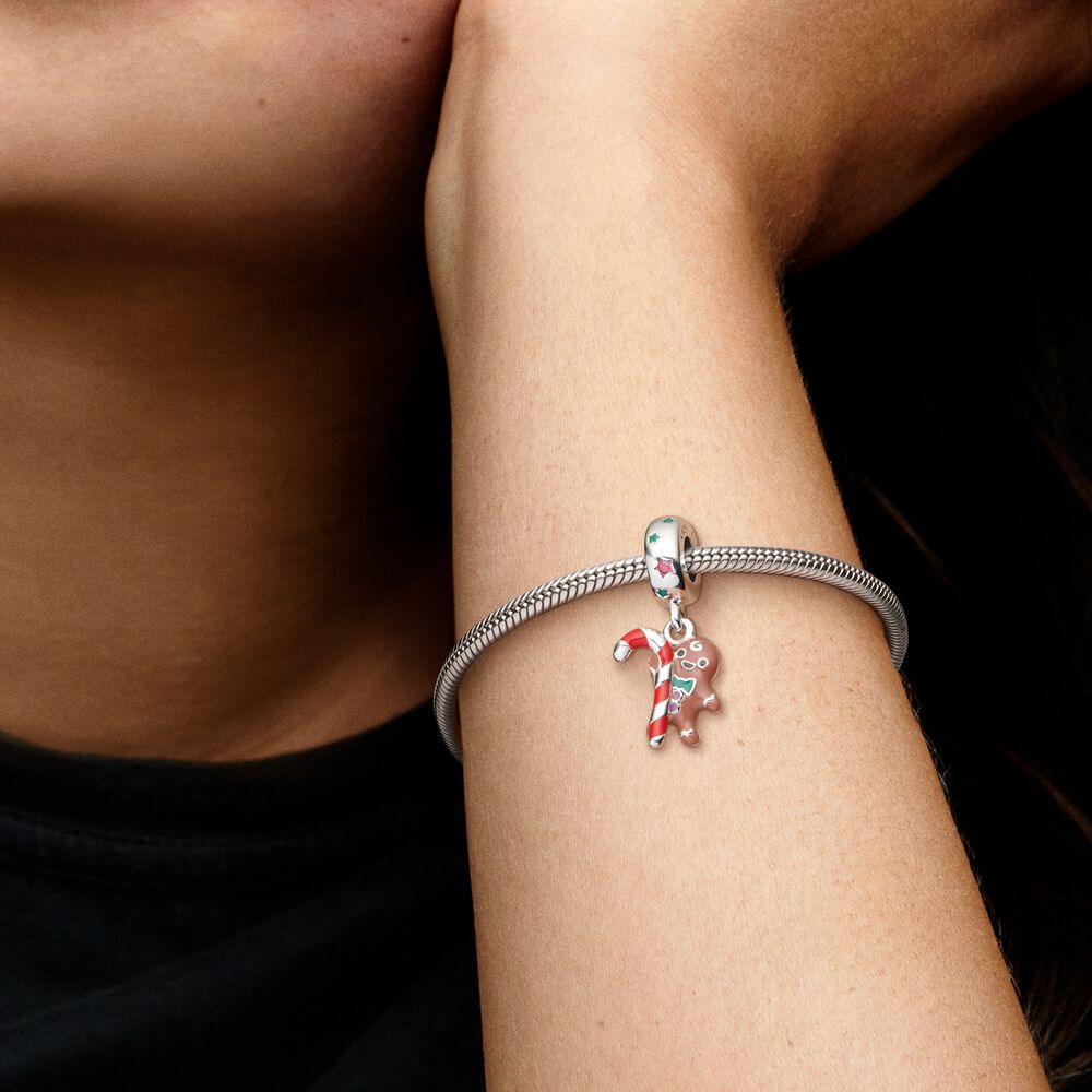 Pandora Gingerbread Man Dangle Charm