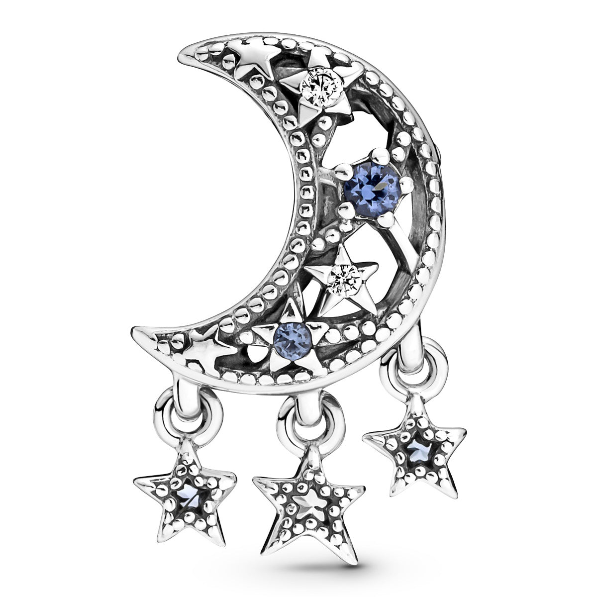 Pandora Star & Crescent Moon Charm