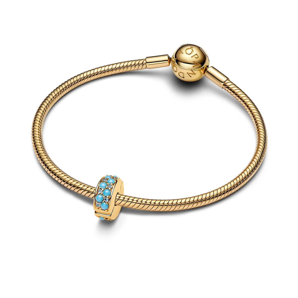 Pandora Aqua Blue Clip Charm