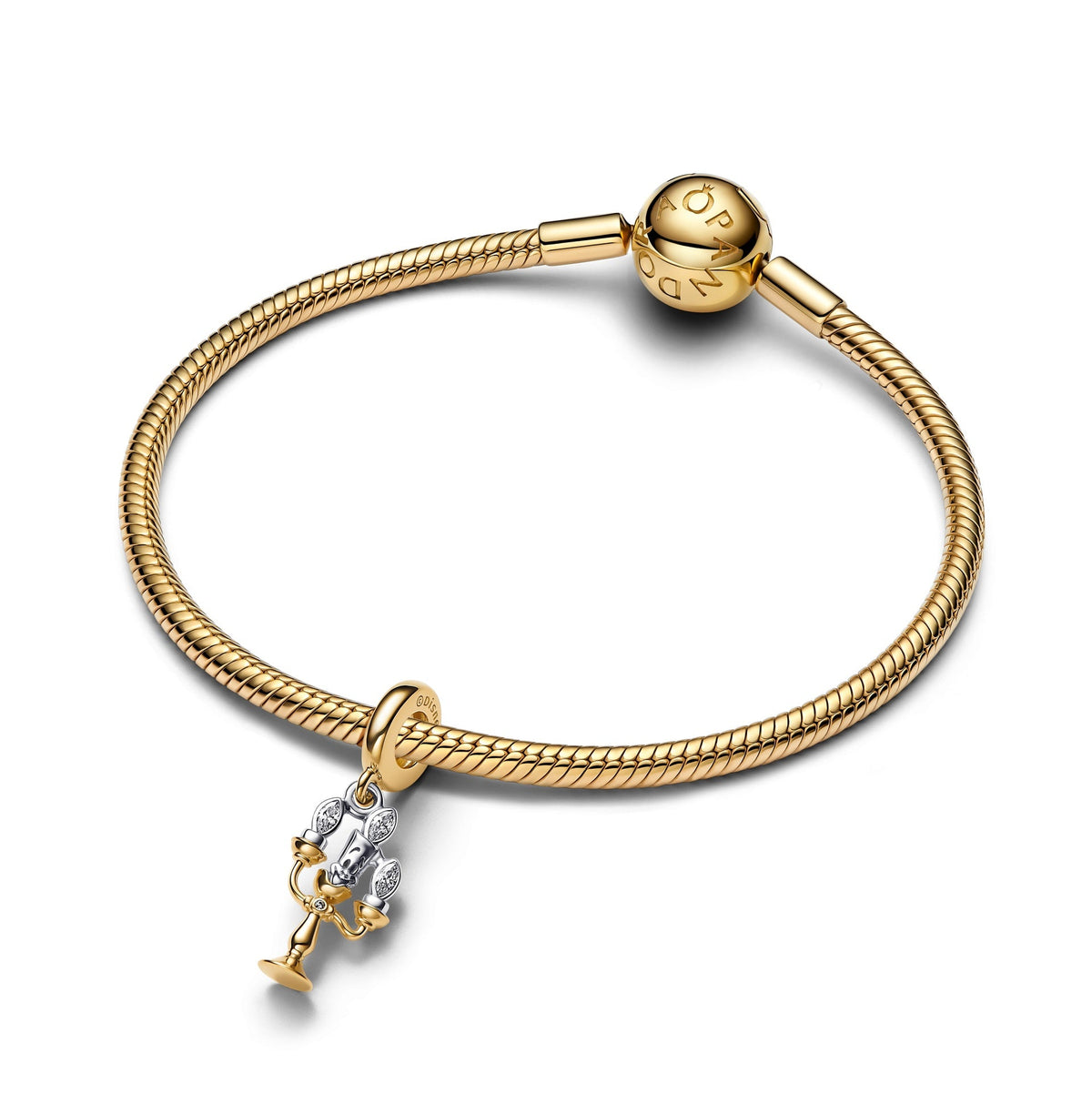 Pandora Disney Beauty and the Beast Lumiere Dangle Charm