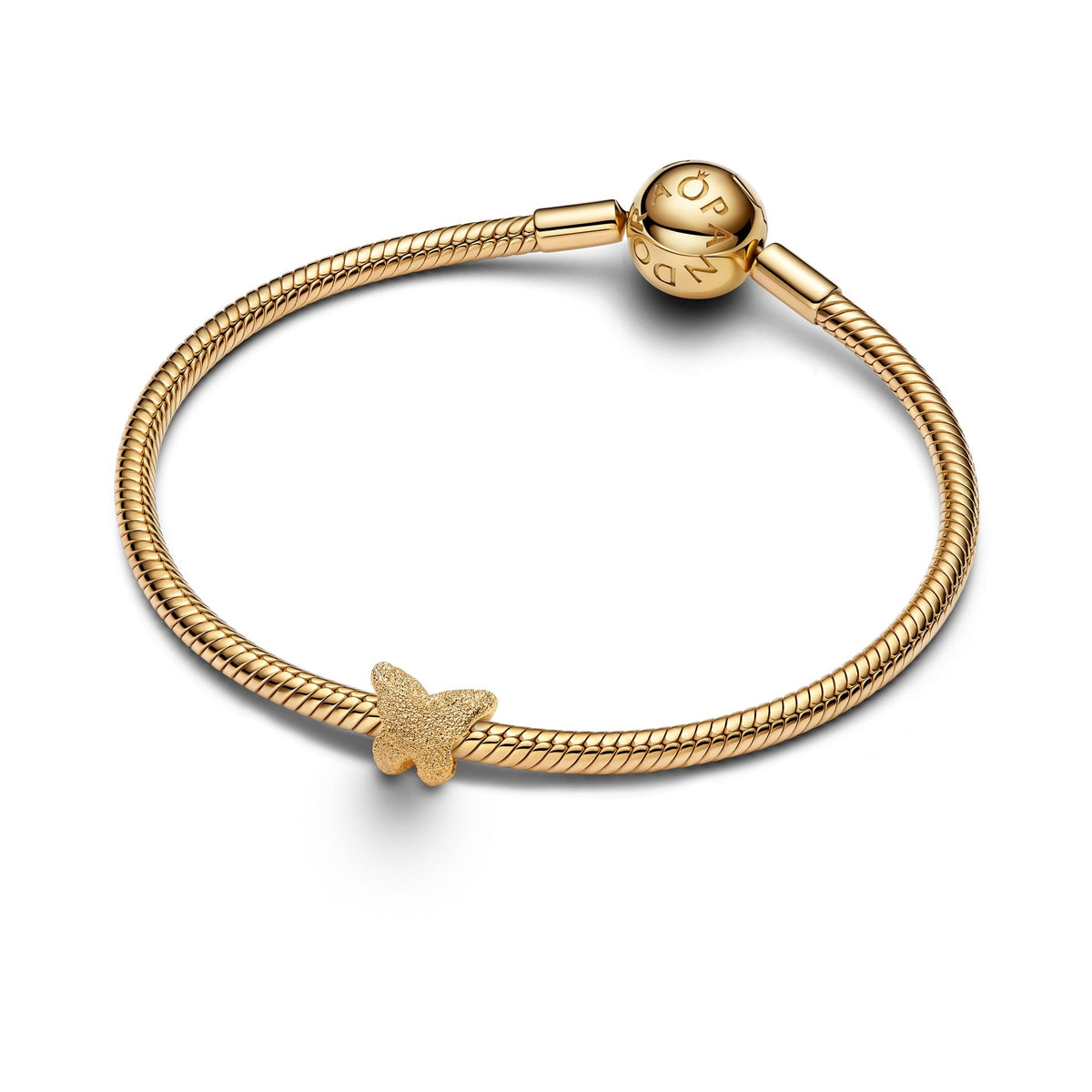 Pandora Textured Butterfly Mini Charm