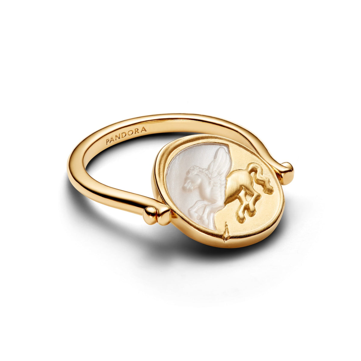 Pandora Pegasus Reversible Medallion Ring