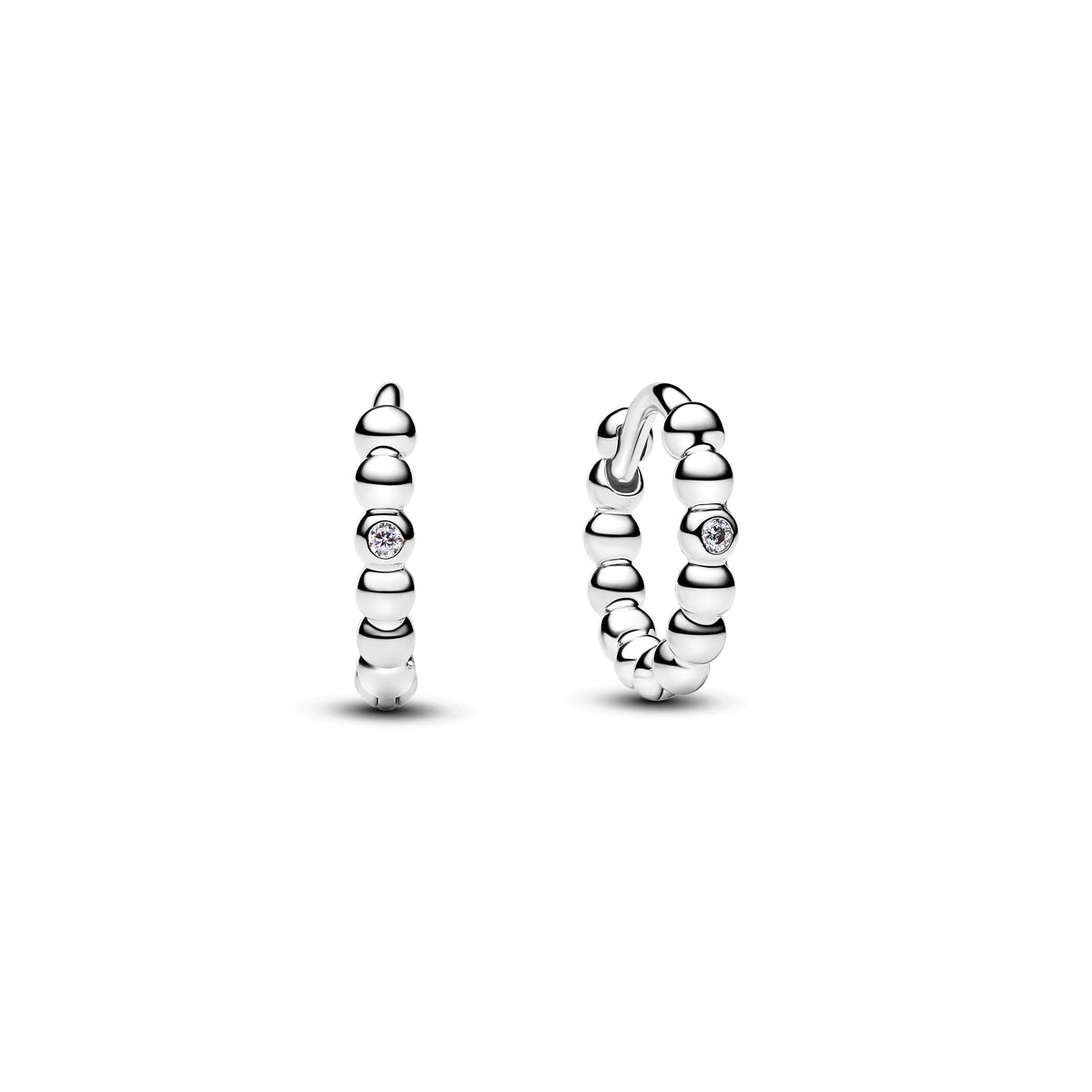 Pandora Beaded Huggie Earrings