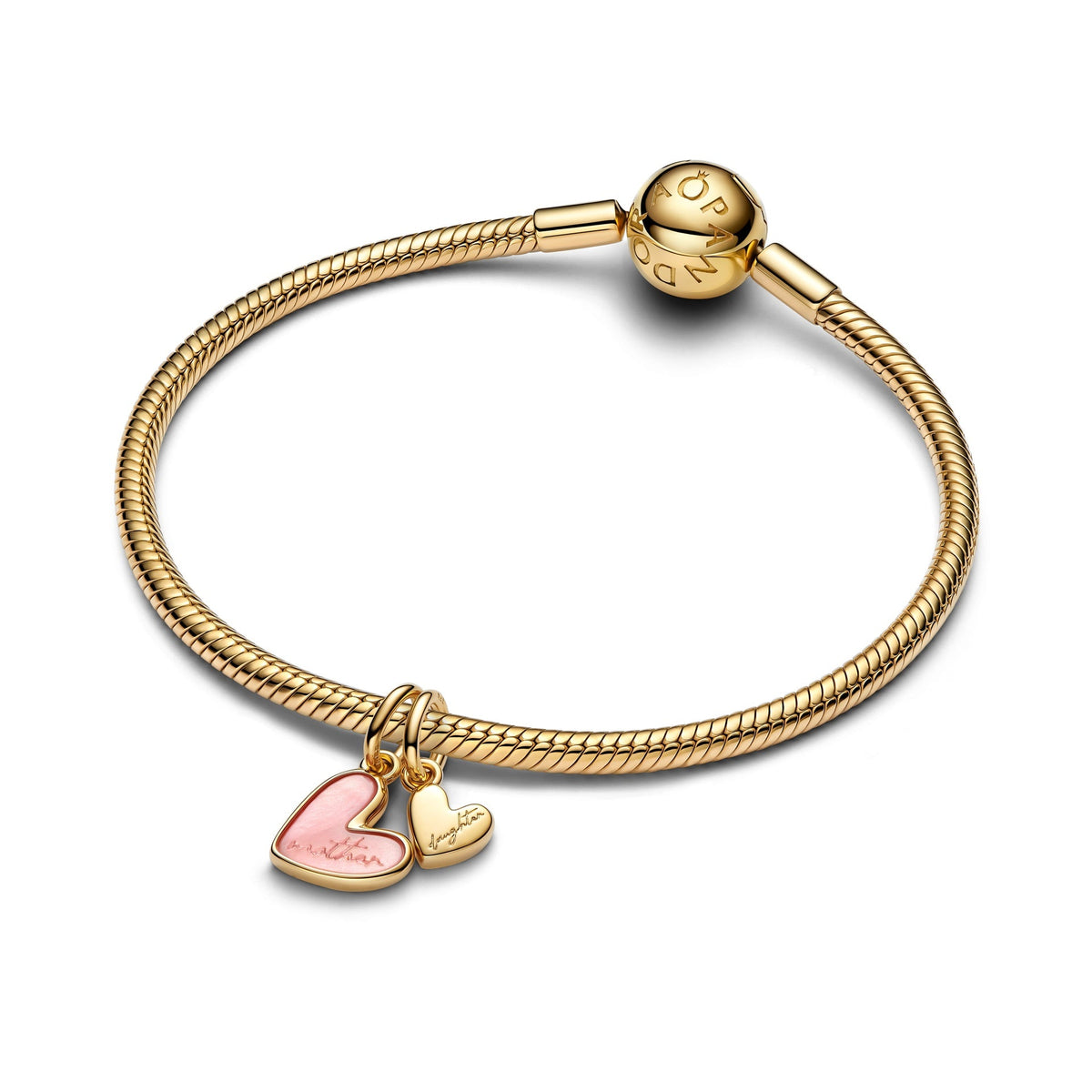 Pandora Pink Mother & Daughter Splittable Dangle Charm