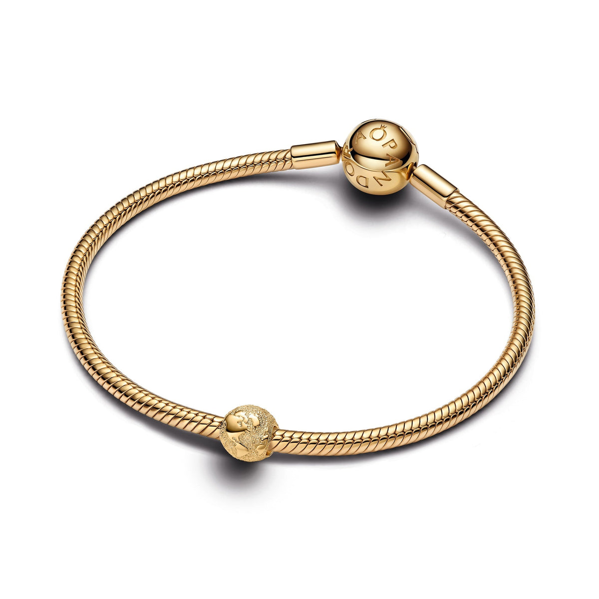 Pandora Textured Globe Mini Charm