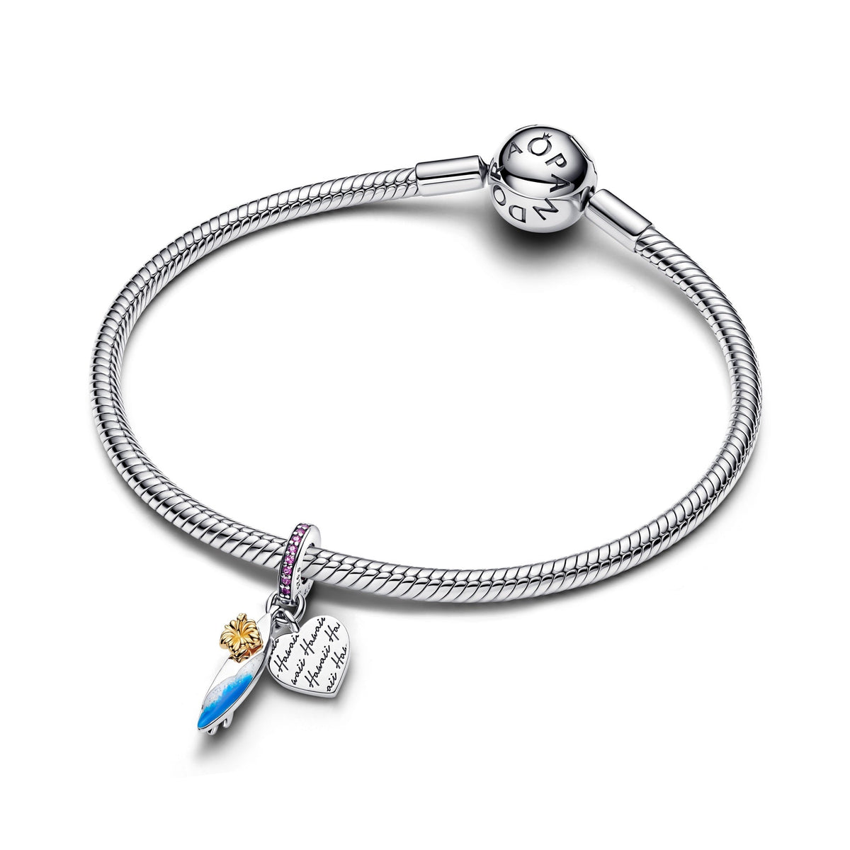 Pandora Surf Board Double Dangle Charm