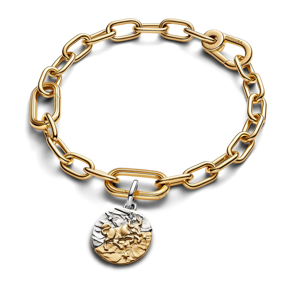 Pandora Taurus Zodiac Medallion Charm