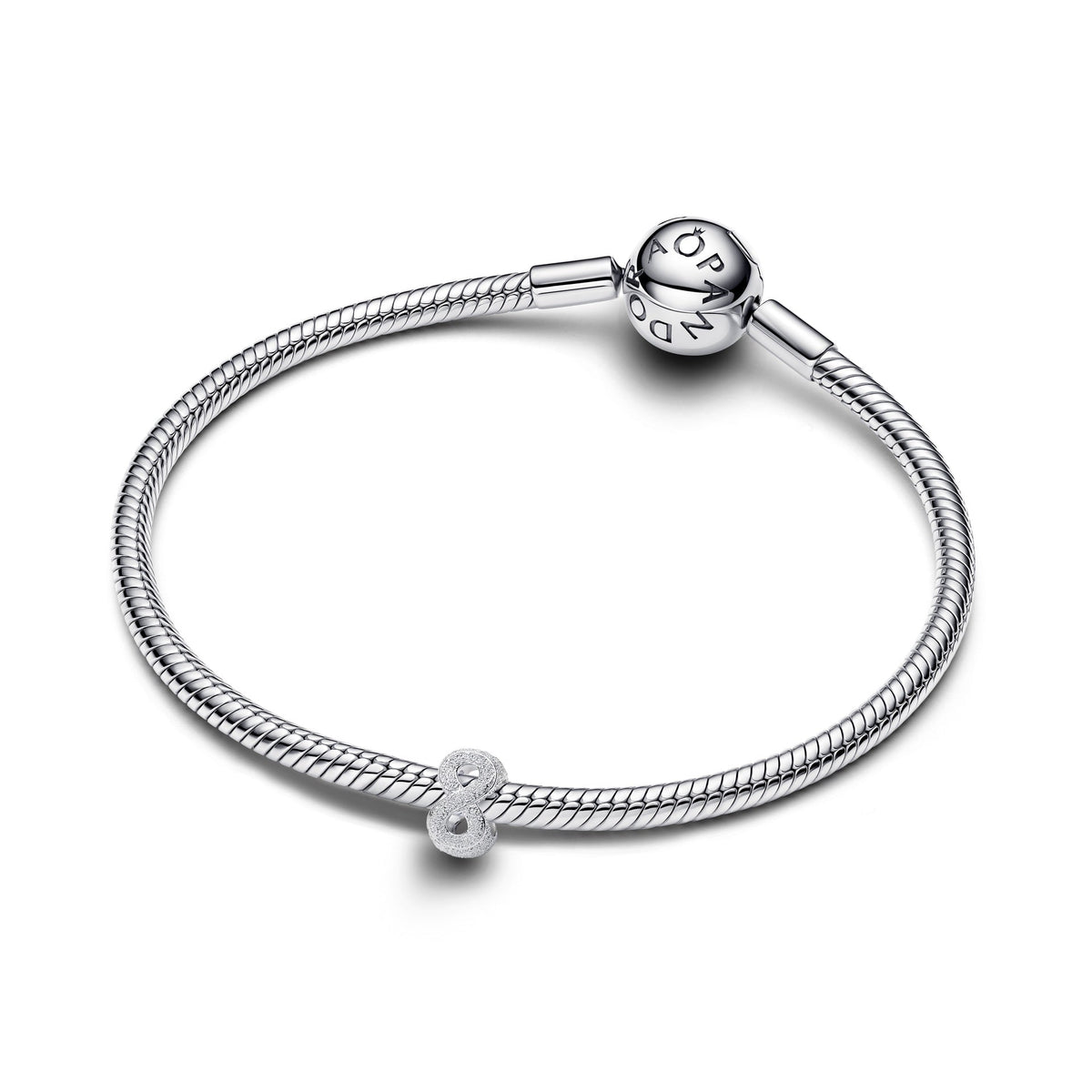 Pandora Textured Infinity Symbol Mini Charm