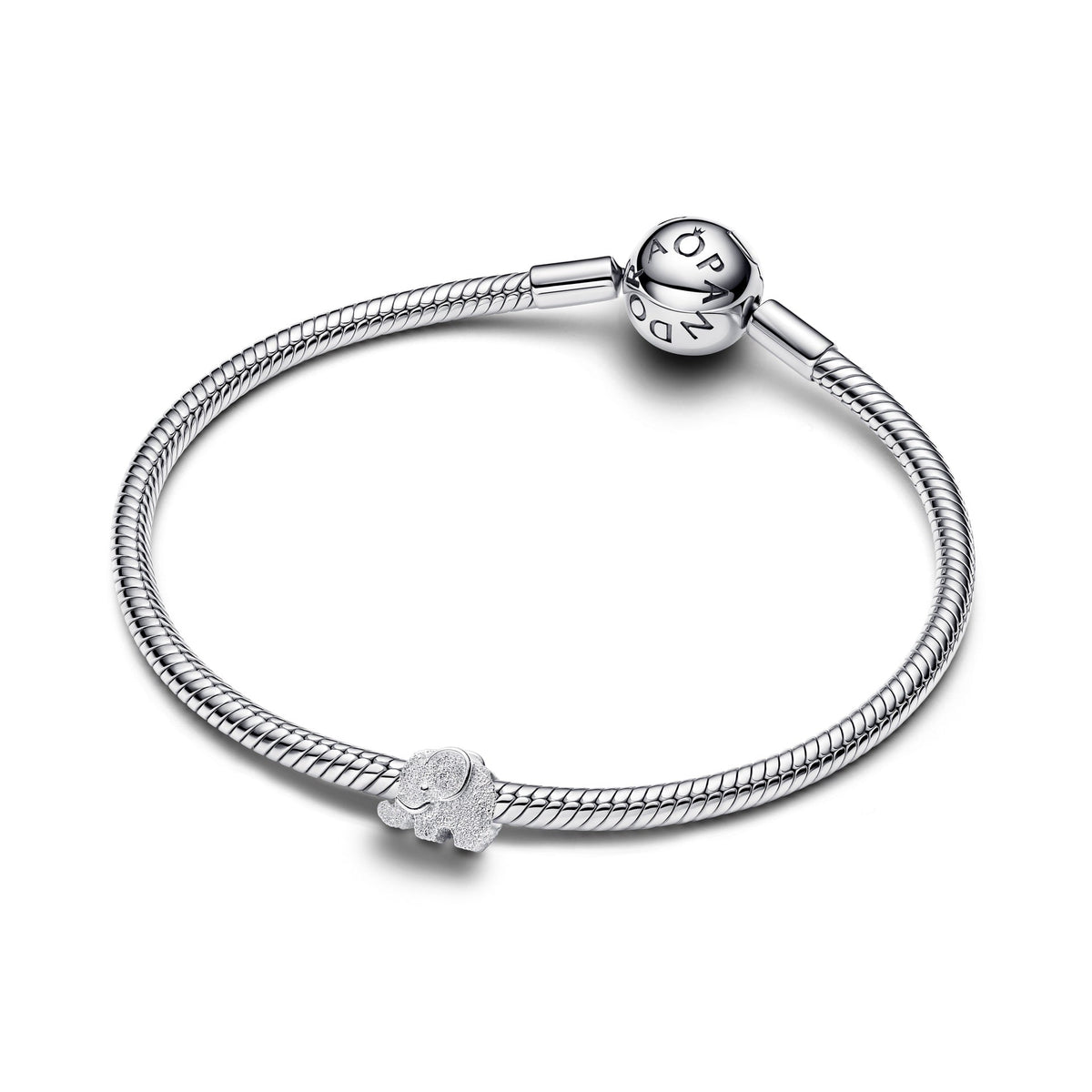 Pandora Textured Elephant Mini Charm