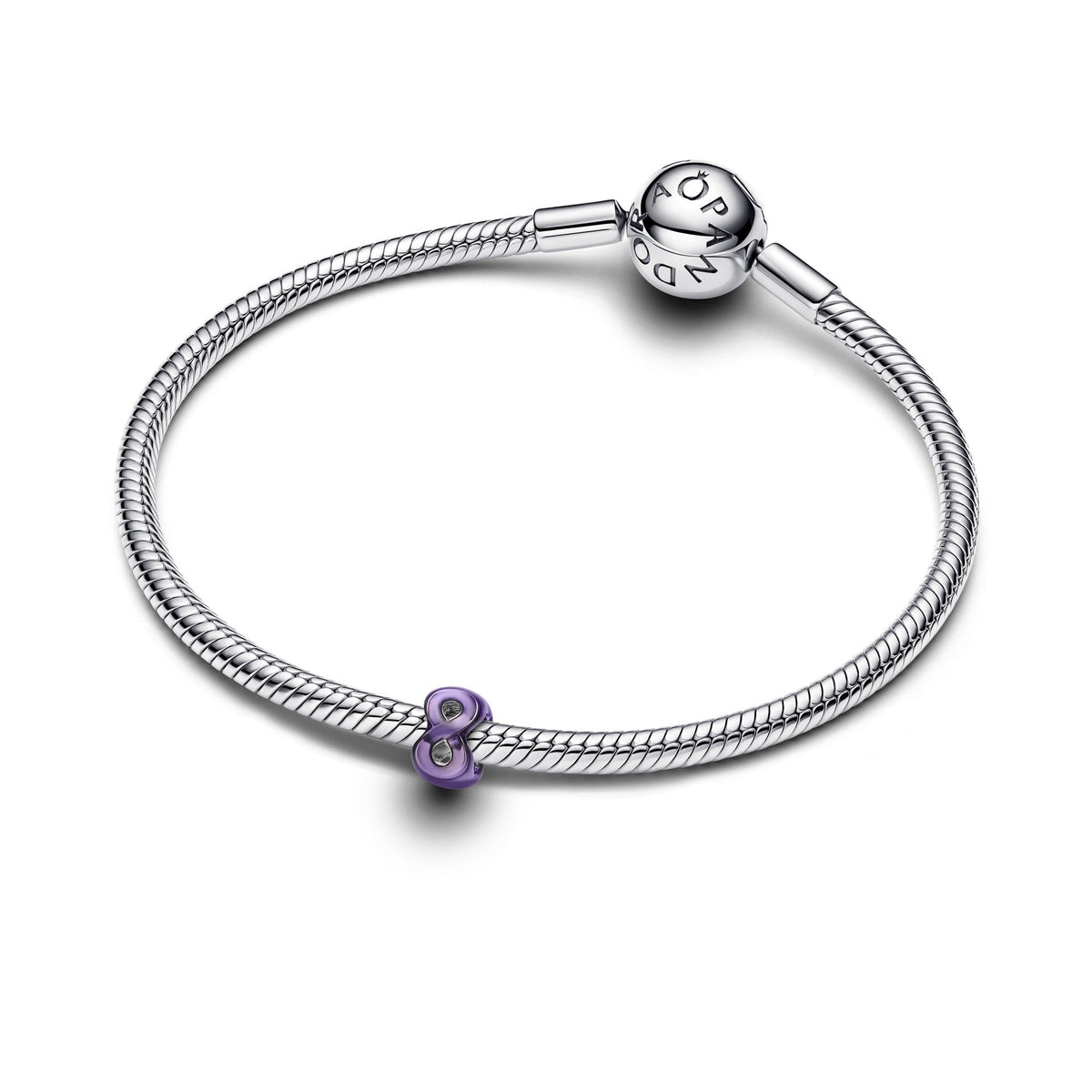 Pandora Purple Infinity Mini Charm
