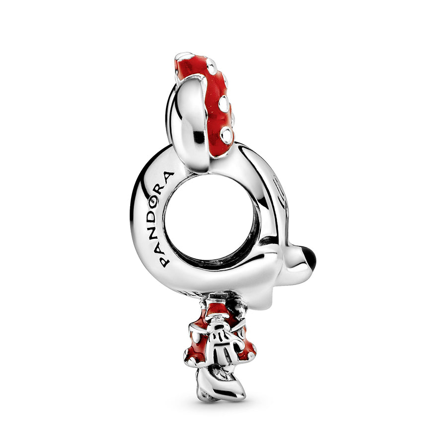 Pandora Disney Minnie Mouse Dotted Dress & Bow Charm
