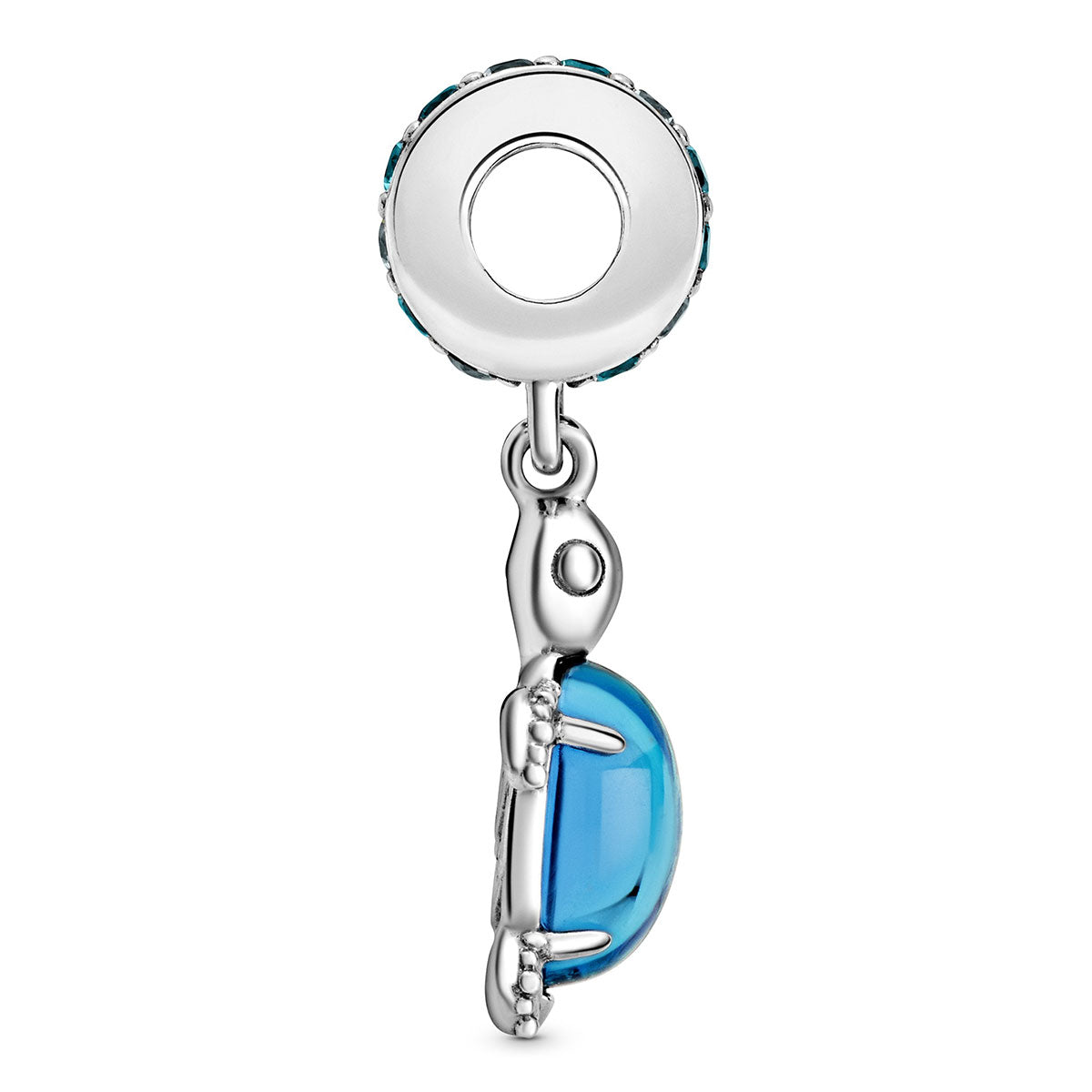 Pandora Moments Murano Glass Sea Turtle Dangle Charm