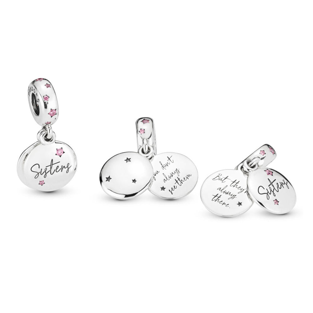 Pandora Forever Sisters Dangle Charm
