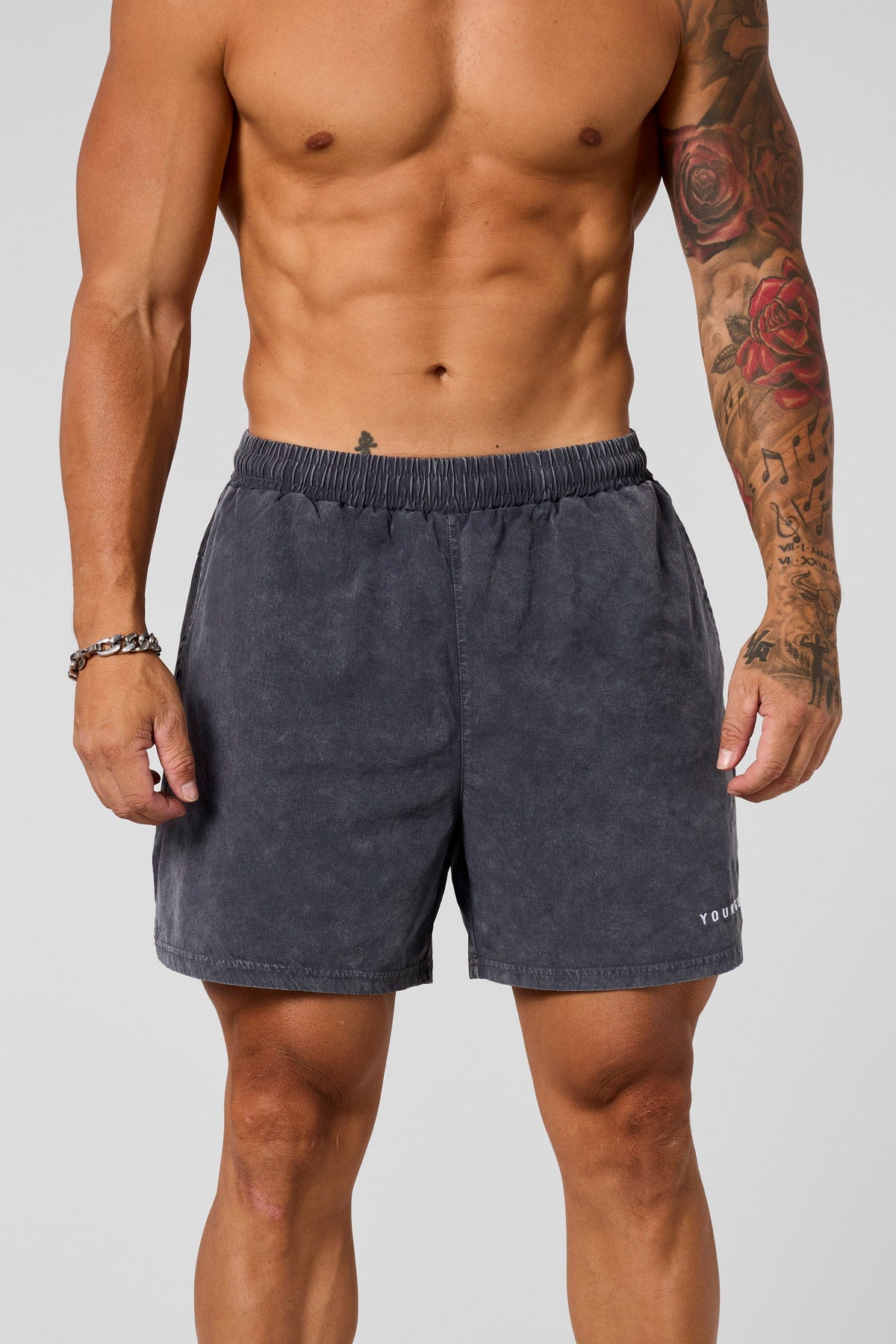 1043 - Washed Fitness Shorts