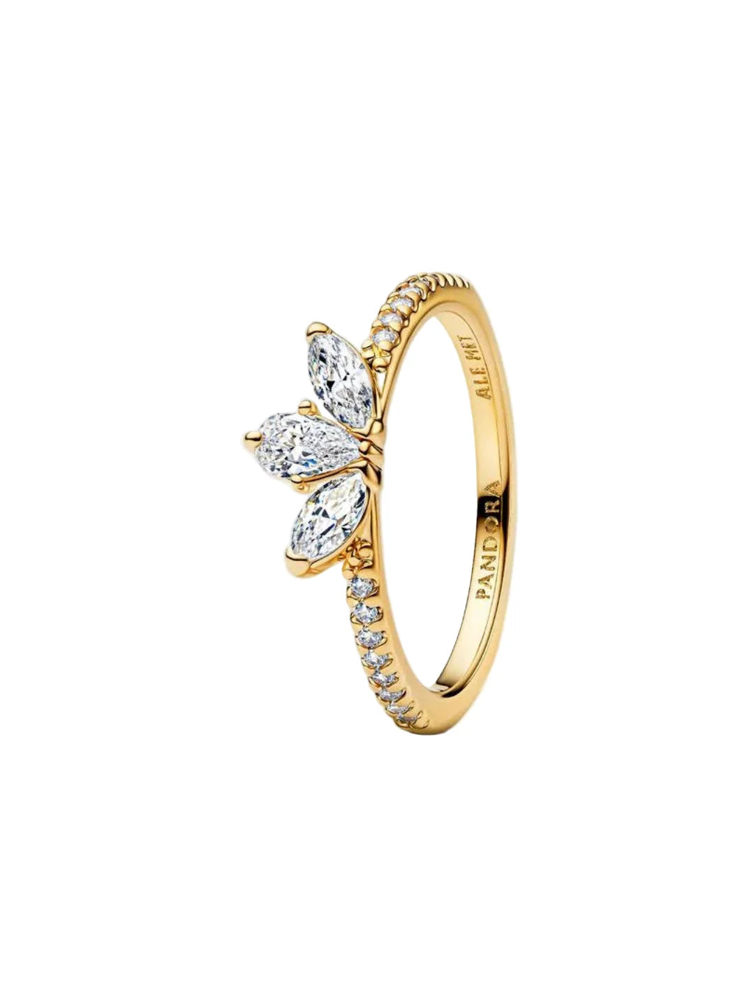 Pandora Sparkling Herbarium Cluster Ring
