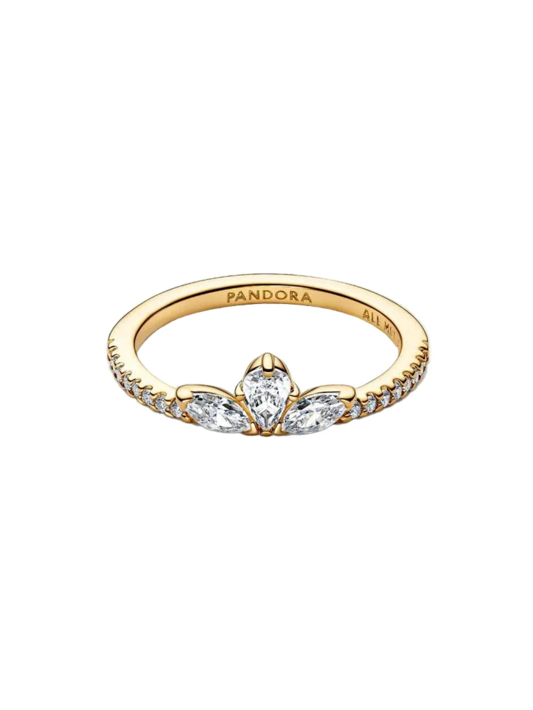Pandora Sparkling Herbarium Cluster Ring