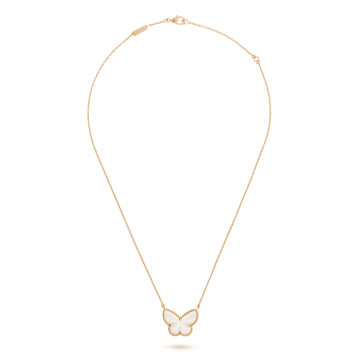 Van Cleef & Arpels Lucky Alhambra butterfly necklace