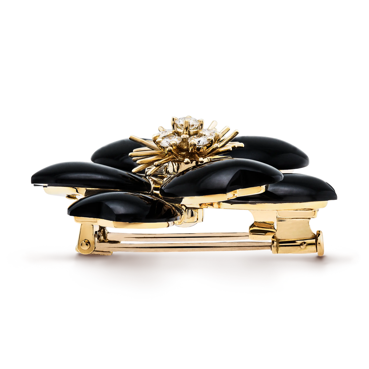 Van Cleef & Arpels Rose de Noël Collection Medium Christmas Rose Brooch