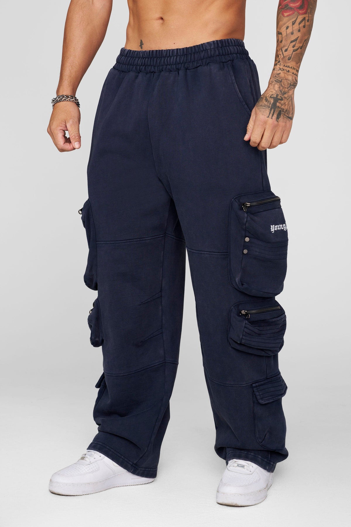 2027 - Stacked Cargo Sweats