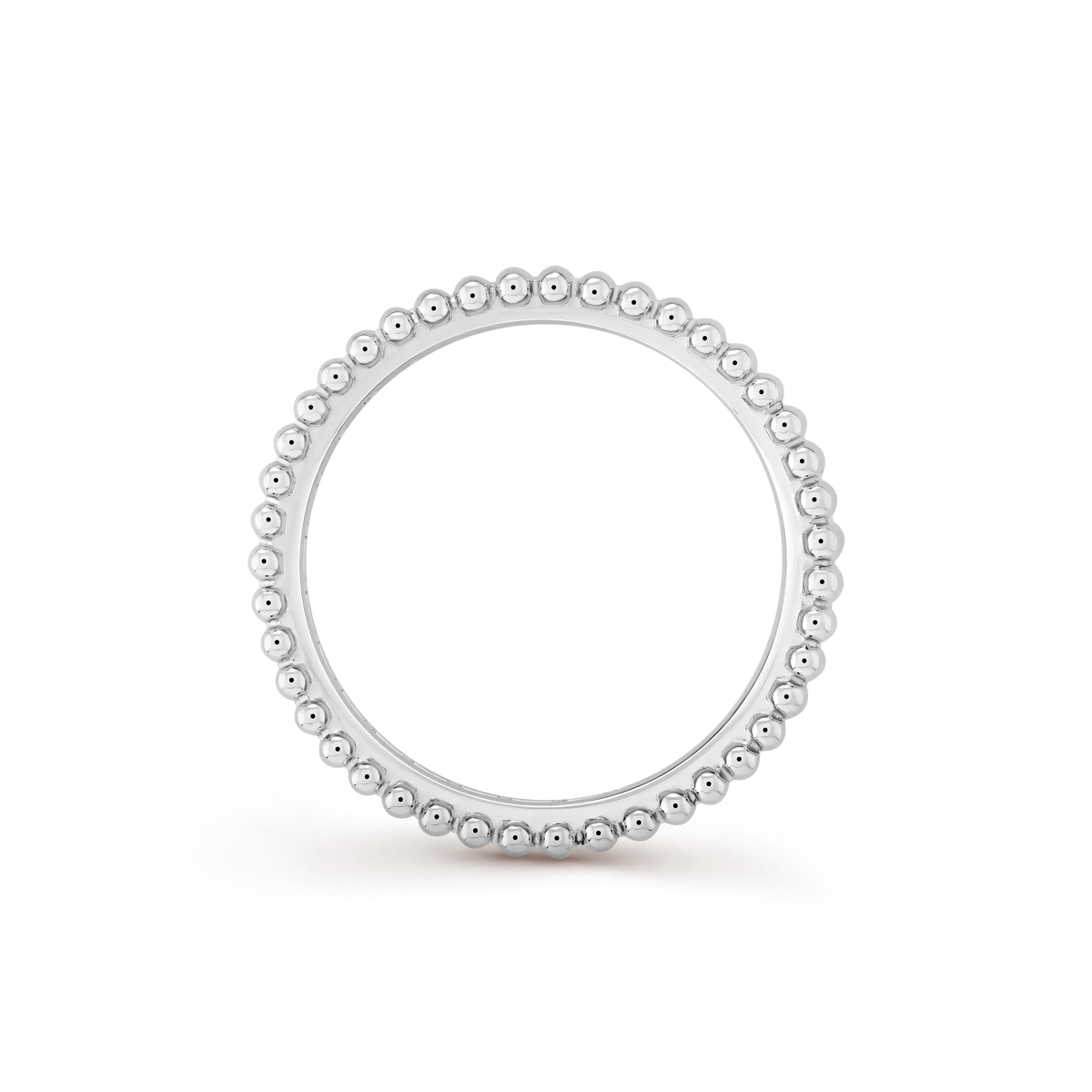 Van Cleef & Arpels Perlée collection full diamond ring