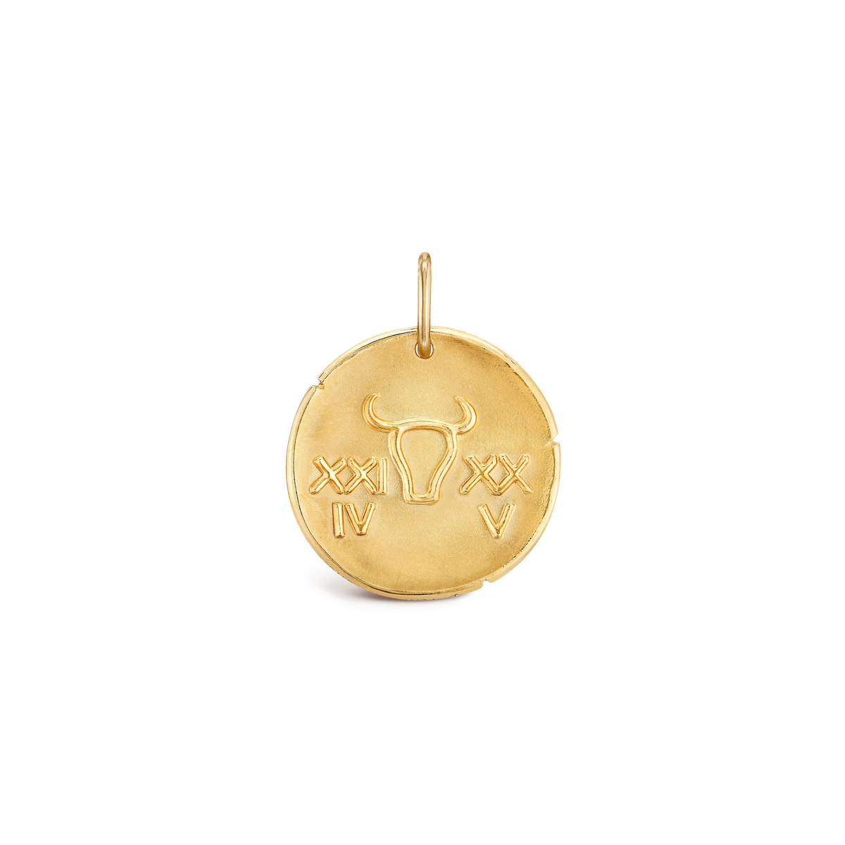 Van Cleef & Arpels Zodiaque Poetic Constellation Taurus Gold Coin Pendant