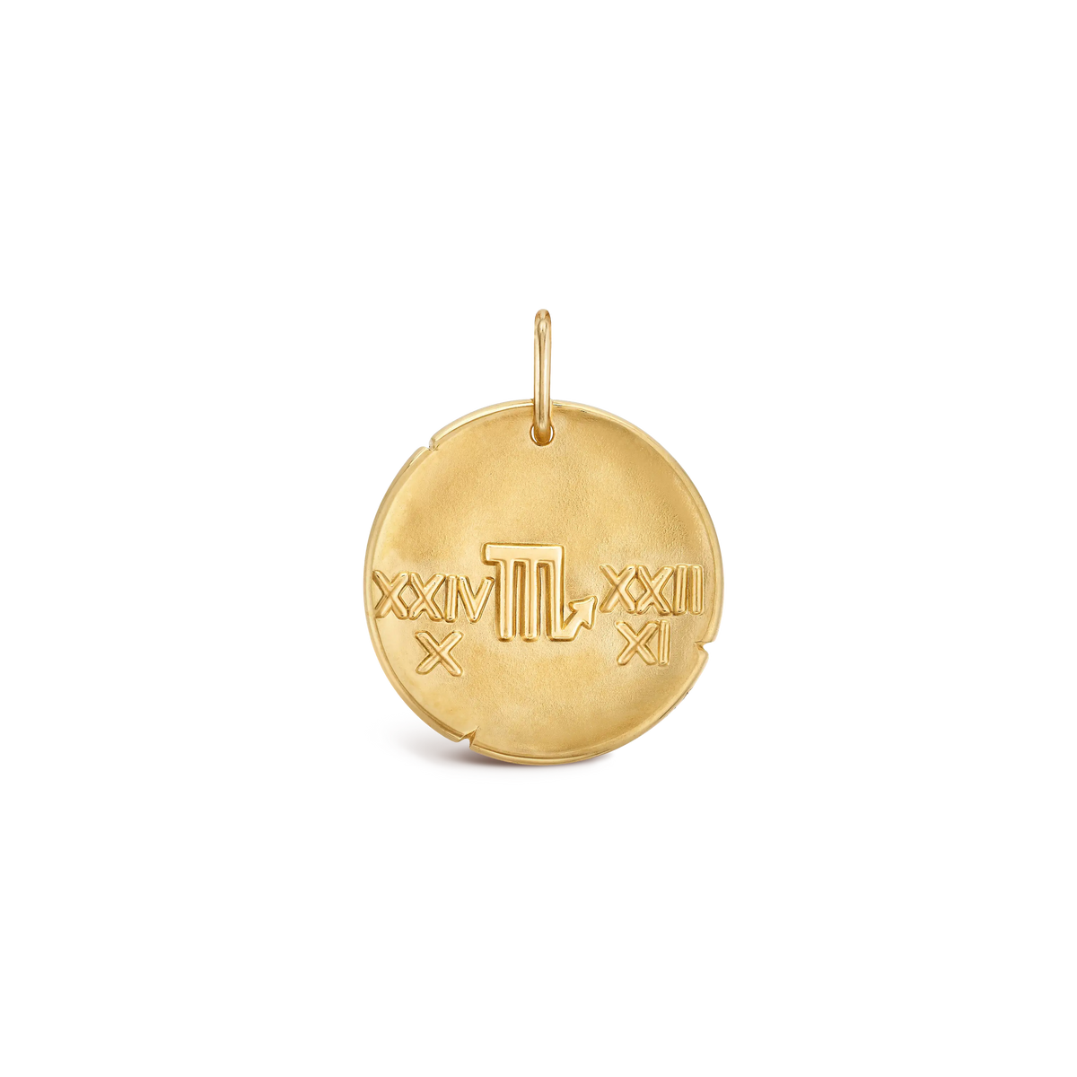 Van Cleef & Arpels Zodiaque Scorpio Gold Coin Necklace