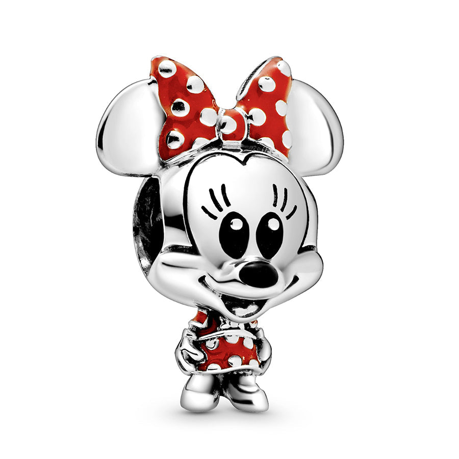 Pandora Disney Minnie Mouse Dotted Dress & Bow Charm