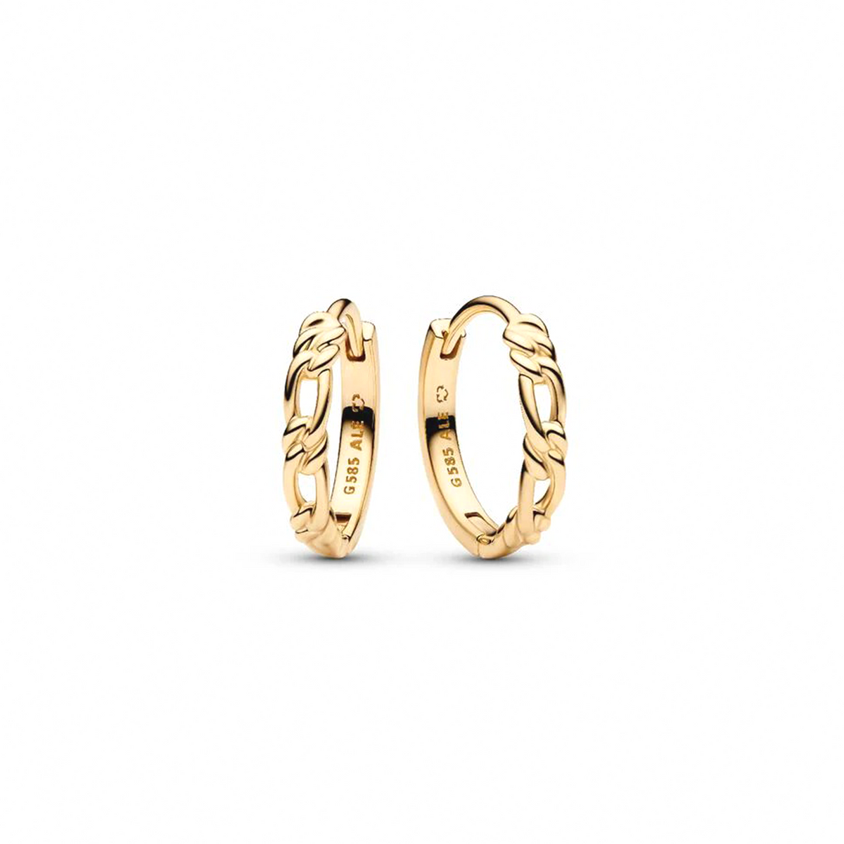 Pandora Era Figaro Hoop Earrings