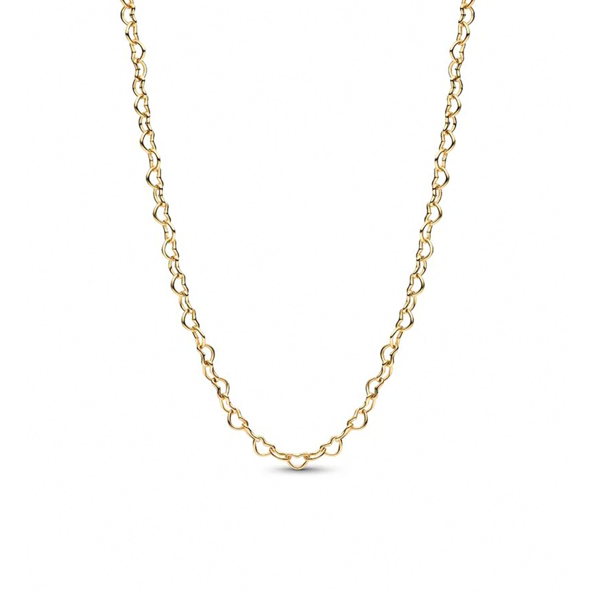 Pandora Era Linked Hearts Chain Necklace