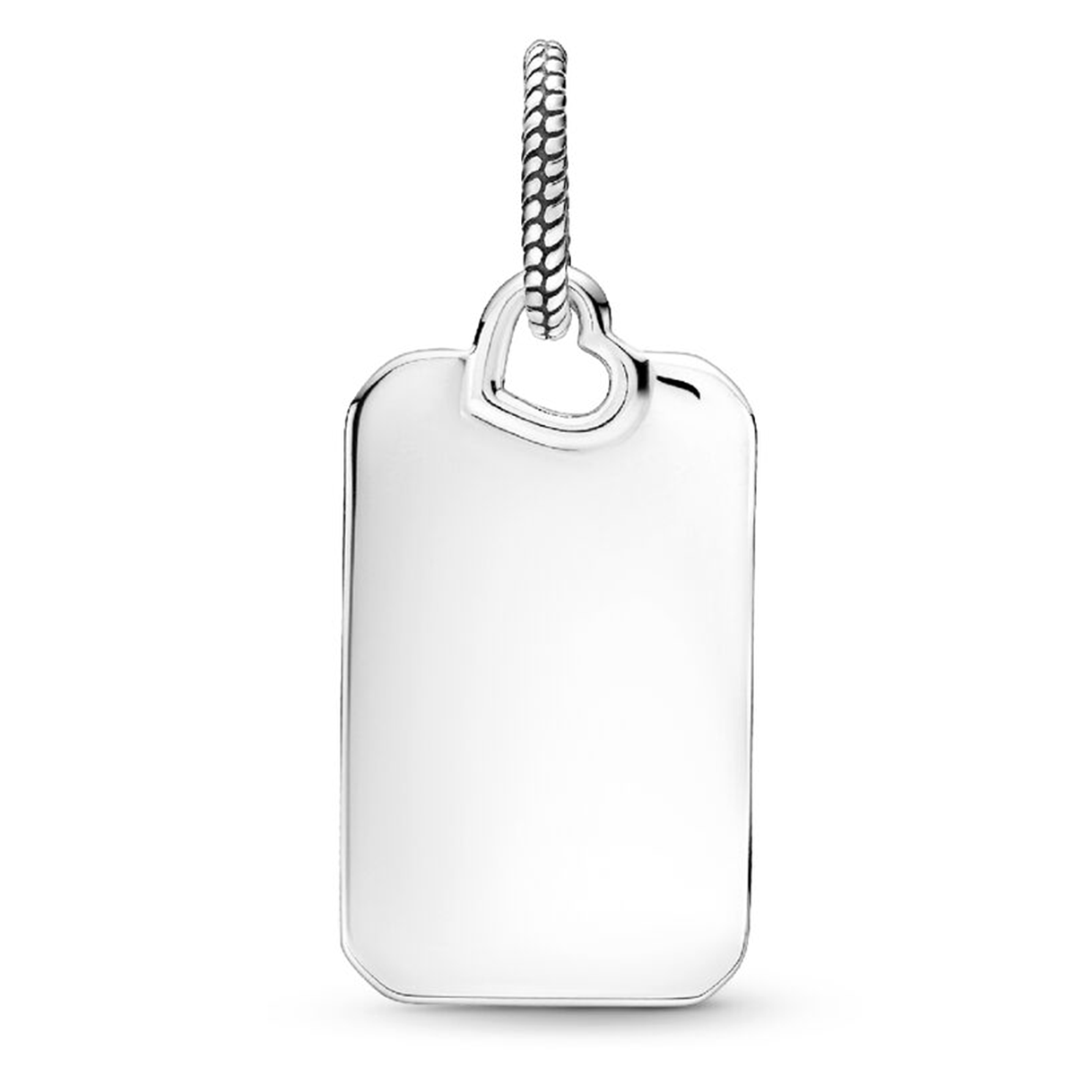 Pandora Engravable Rectangle Tag Pendant