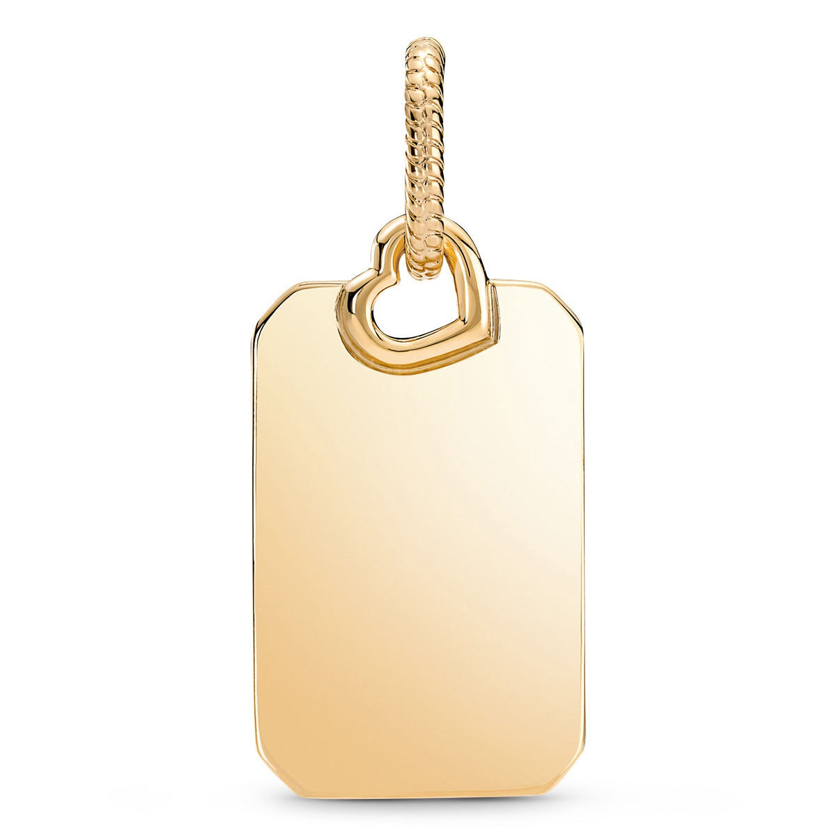 Pandora Engravable Rectangle Tag Pendant