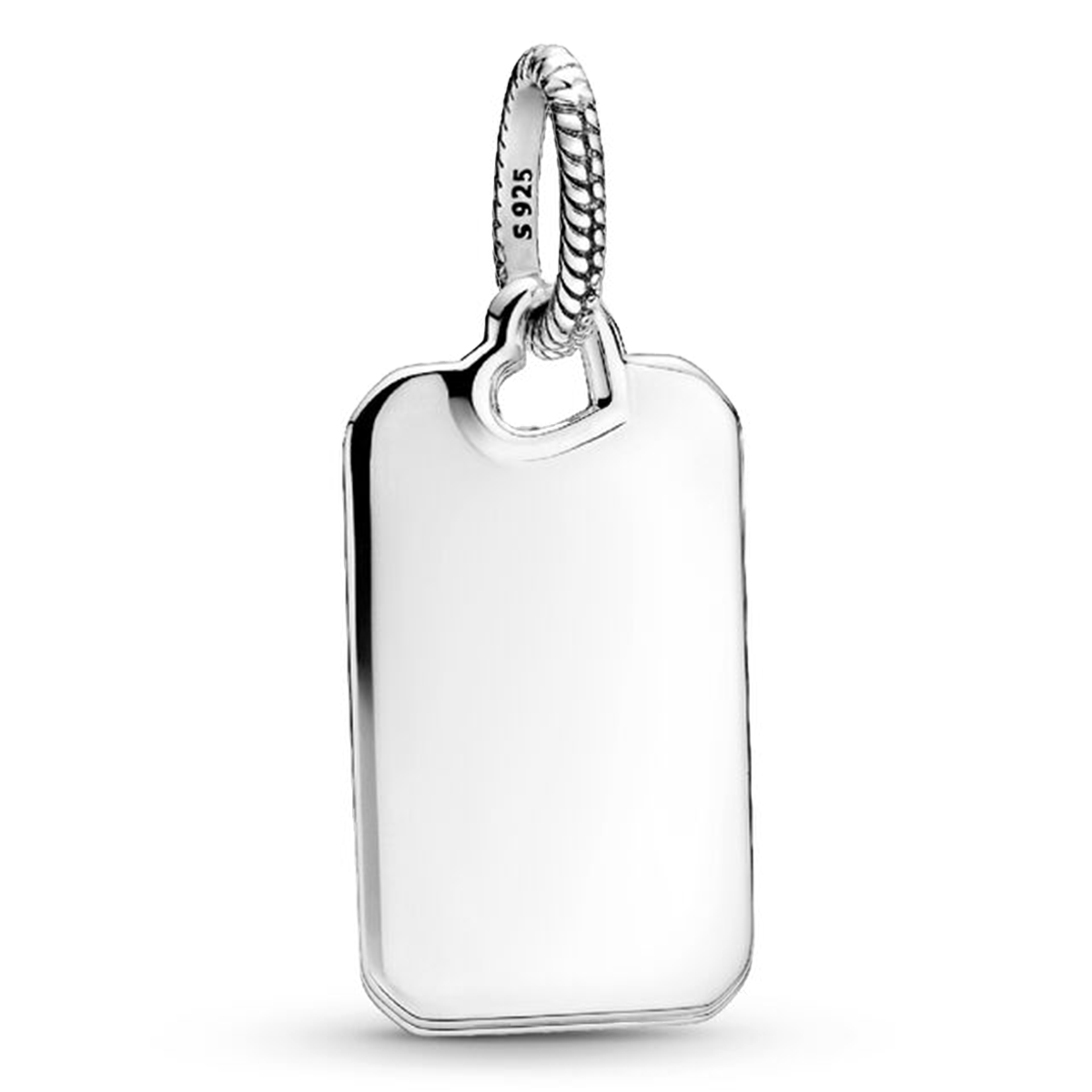 Pandora Engravable Rectangle Tag Pendant