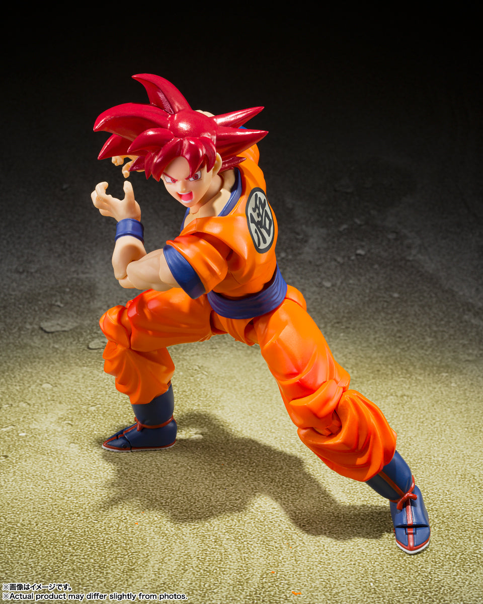 S.H.Figuarts Super Saiyan God Son Goku -Saiyan God Instilled with the Light of Righteous Hearts-