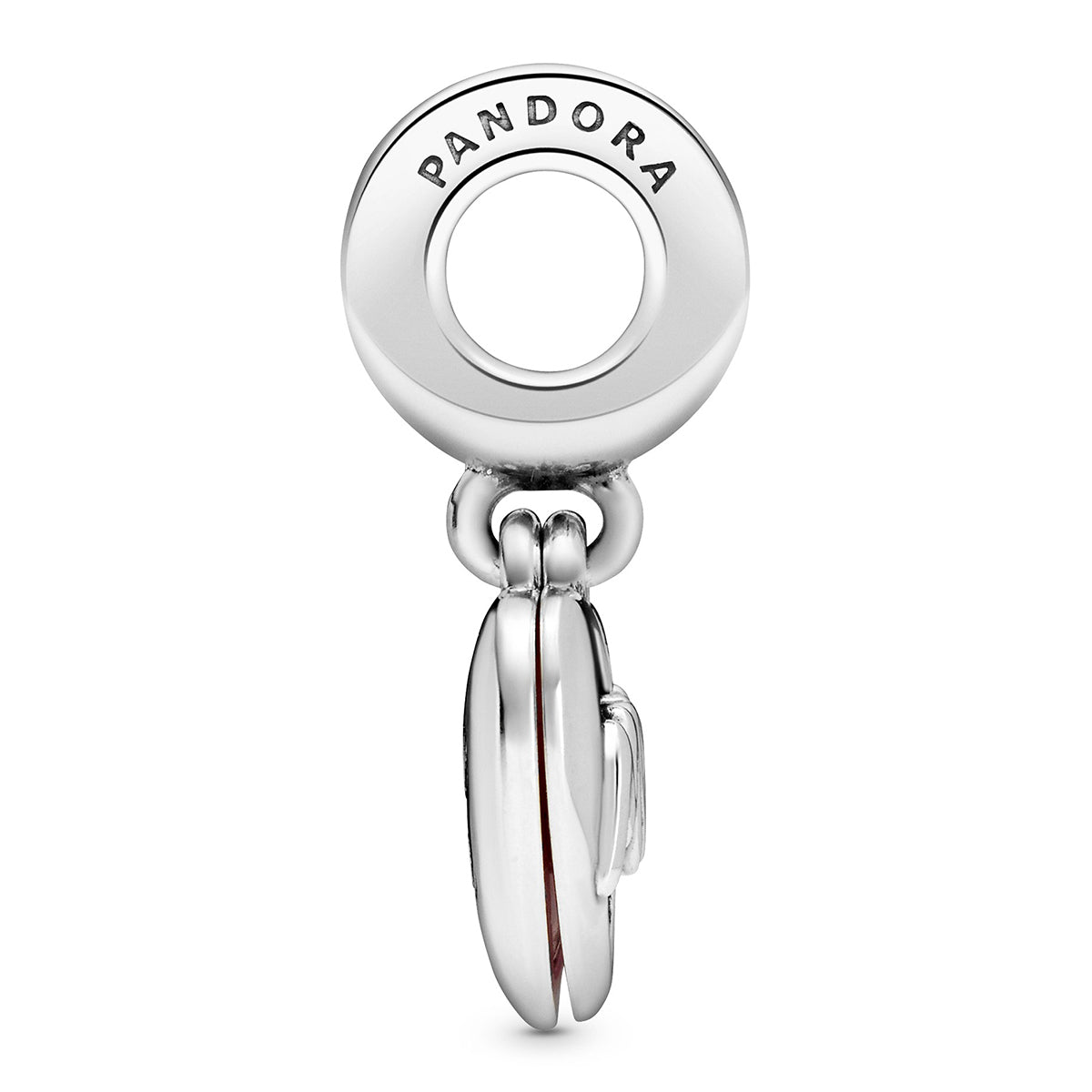 Pandora Mom Script Heart Dangle Charm