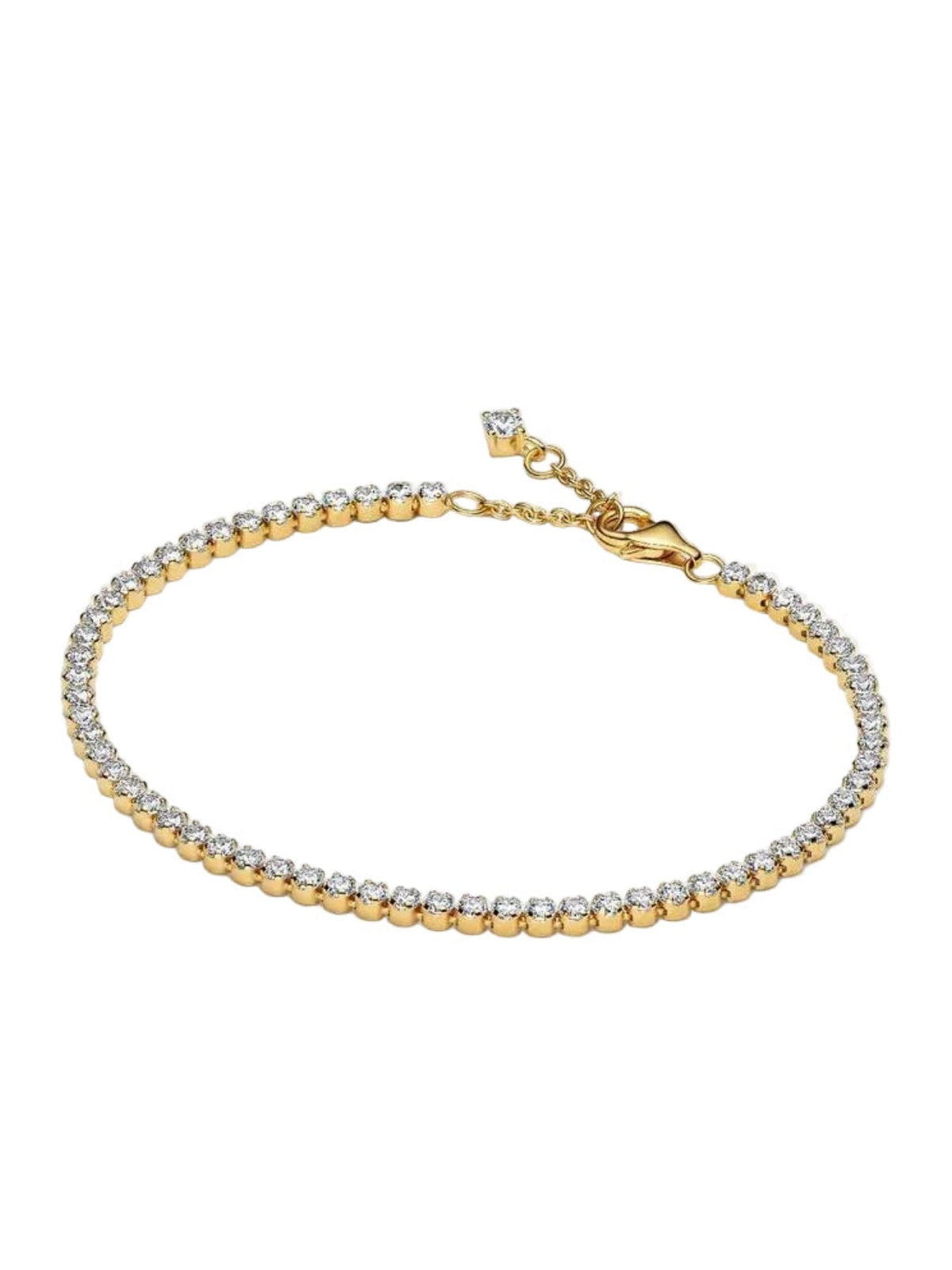 Pandora 14k Gold-Plated Sparkling Tennis Bracelet