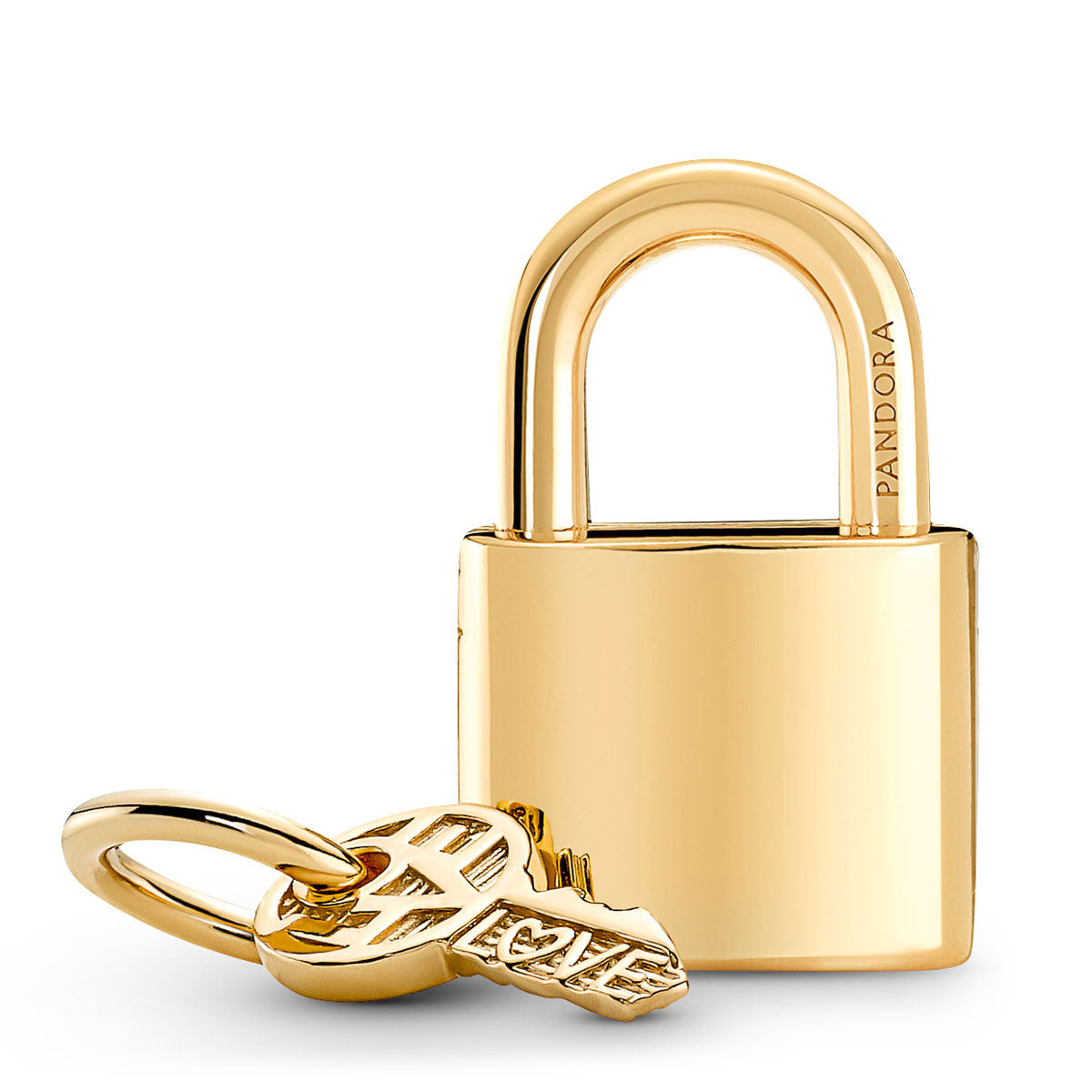 Pandora Padlock & Key Dangle Charm