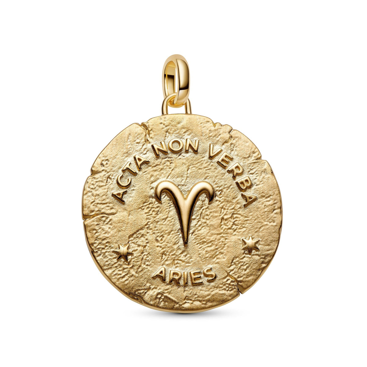 Pandora Aries Zodiac Oversized Medallion Charm