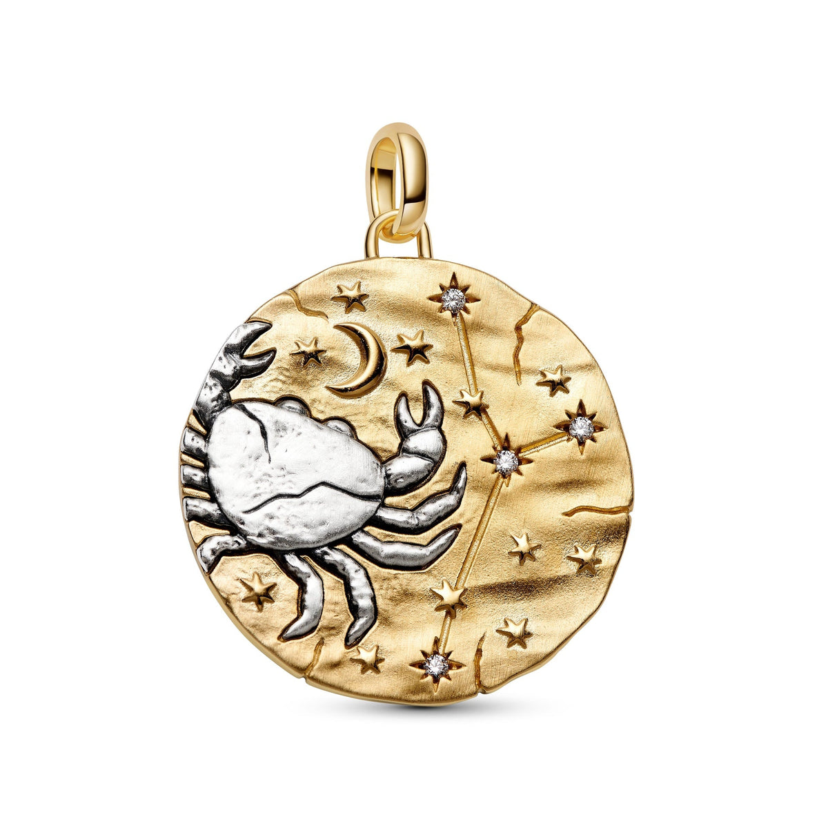 Pandora Cancer Zodiac Oversized Medallion Charm