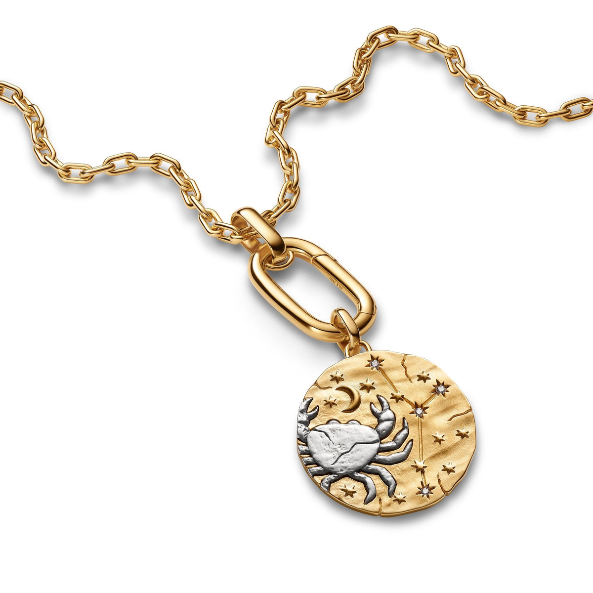 Pandora Cancer Zodiac Oversized Medallion Charm