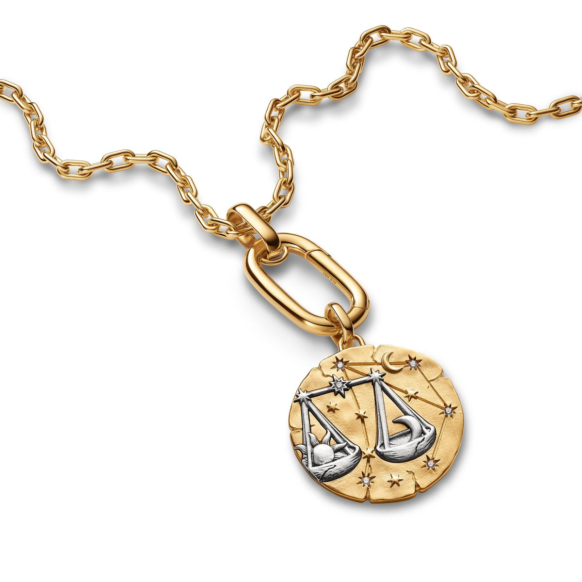 Pandora Libra Zodiac Oversized Medallion Charm