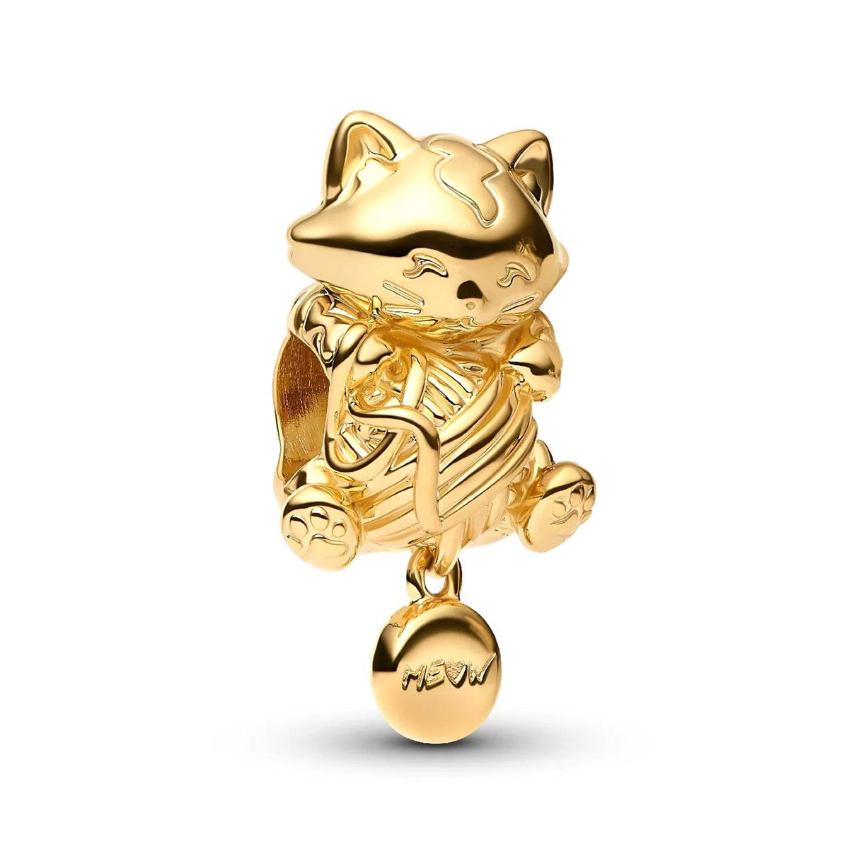 Pandora Kitten & Yarn Ball Charm