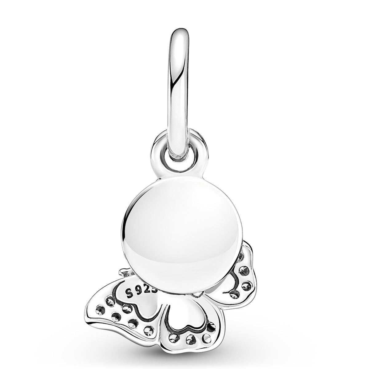Pandora Blue Butterfly & Quote Double Dangle Charm