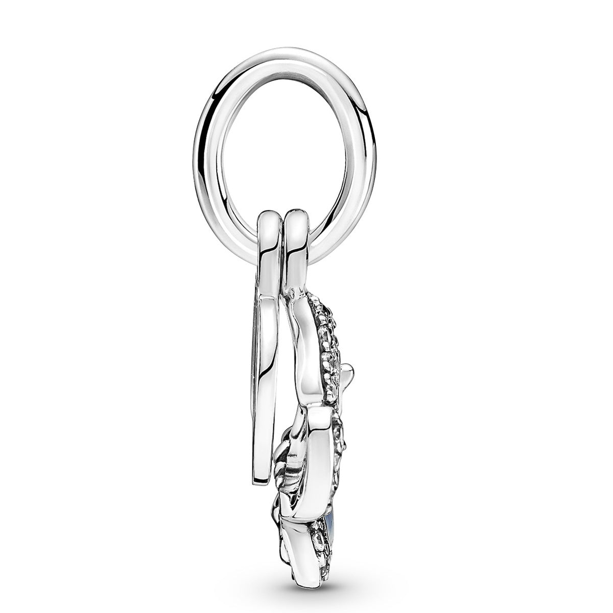 Pandora Blue Butterfly & Quote Double Dangle Charm