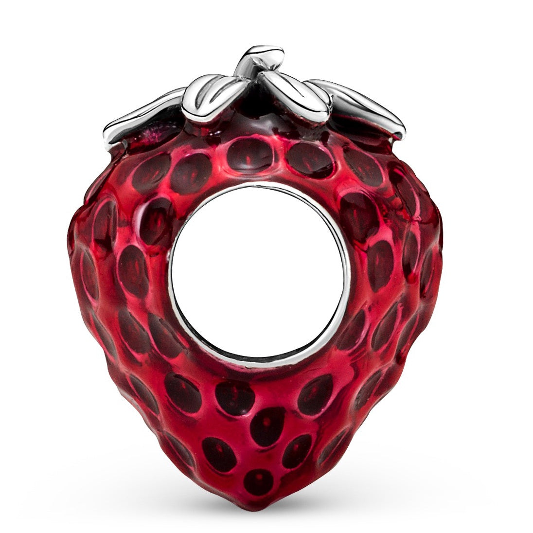 Pandora Seeded Strawberry Fruit Charm